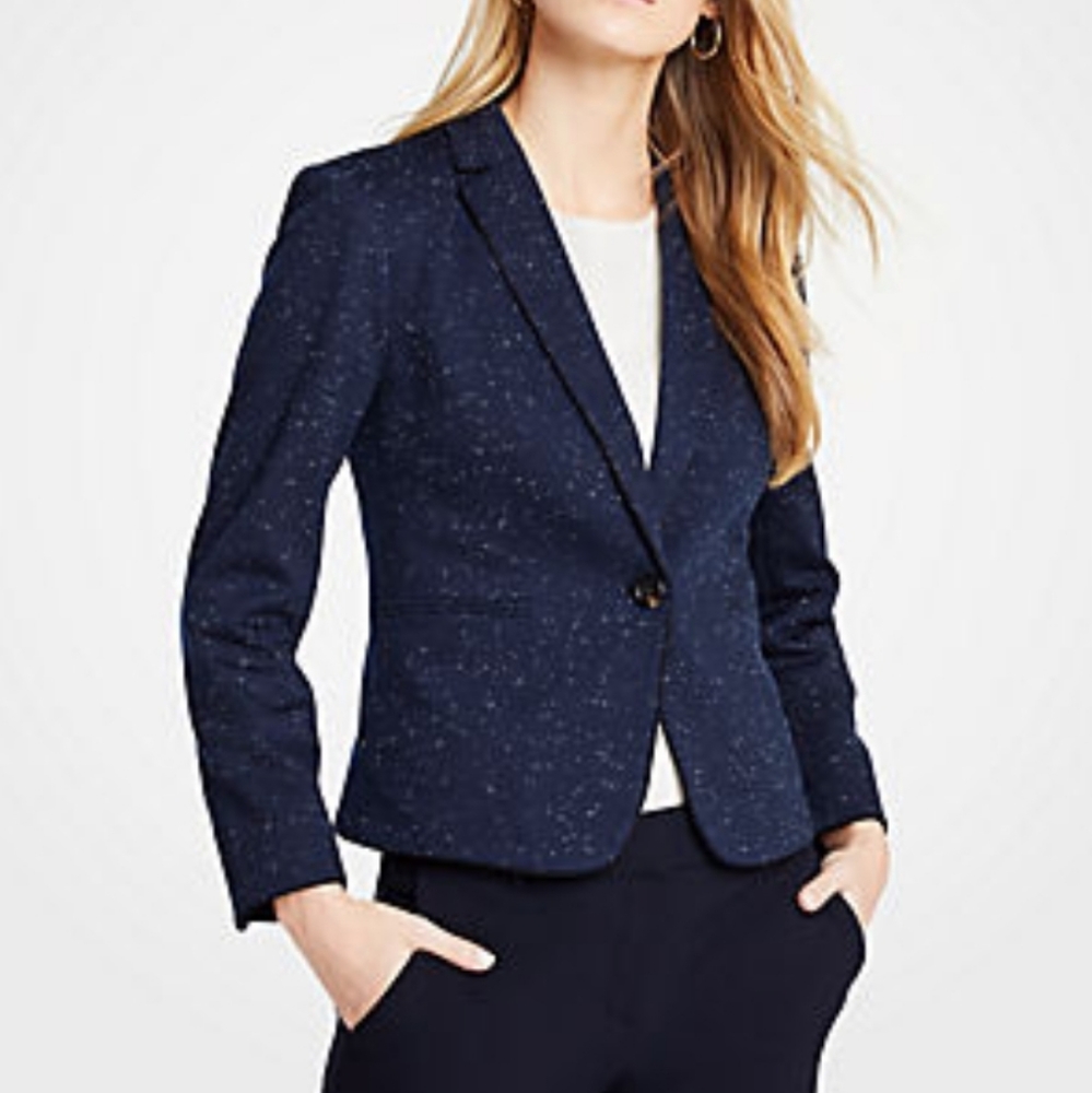 Ann Taylor speckled newbury blazer
